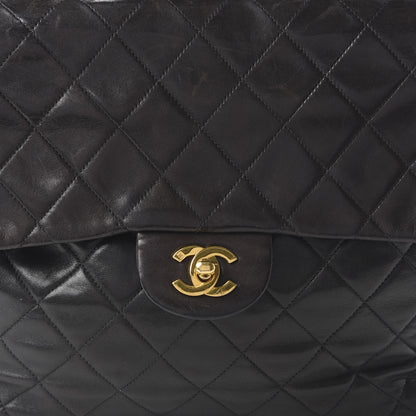 Chanel Lambskin Quilted Backpack Black 8 of 9