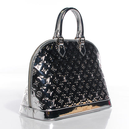 Louis Vuitton Monogram Miroir Alma MM Silver 2 of 7