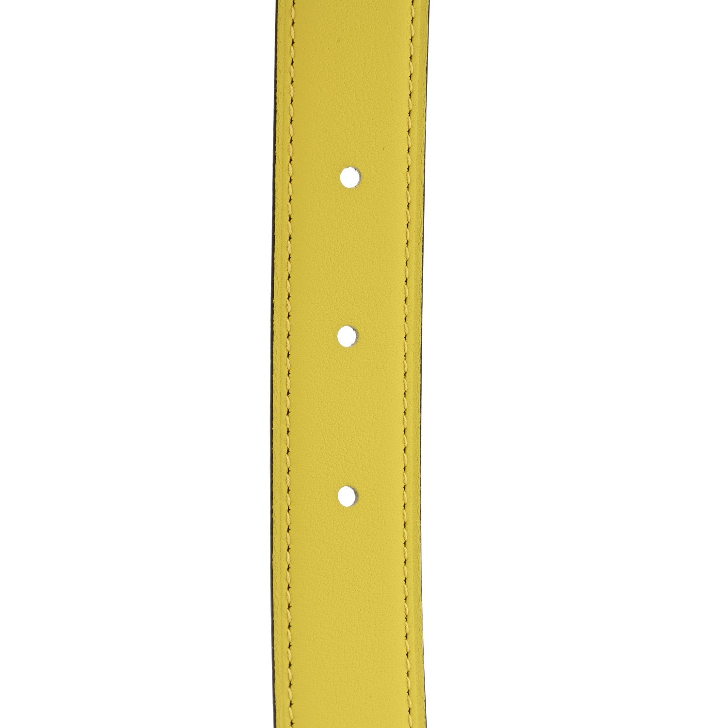 Hermes Epsom Swift 24mm Collier De Chien CDC Belt 75 Nata Lime 3 of 7