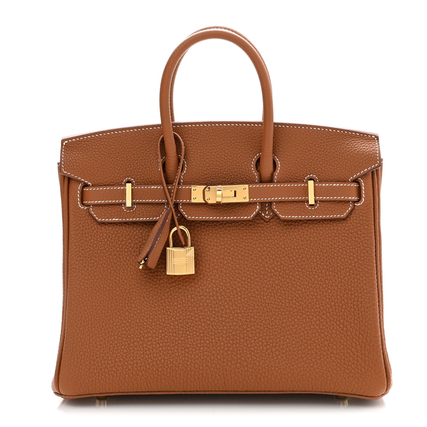 Hermes Togo Birkin 25 Gold 1 of 11