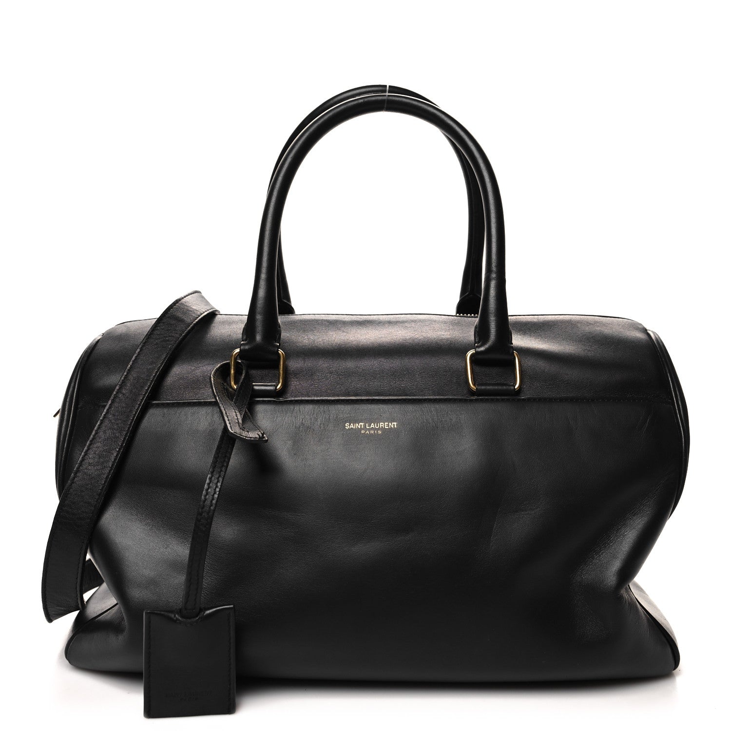 Saint Laurent Calfskin Classic Duffle 6 Black 1 of 15