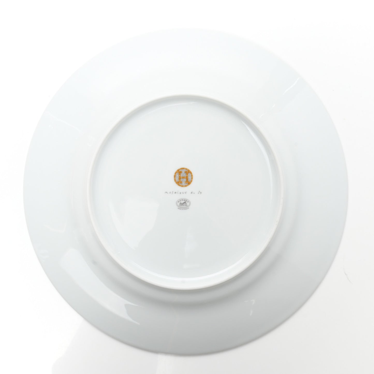 Porcelain Mosaique Au 24 Gold Dinner Plate Set of 2
