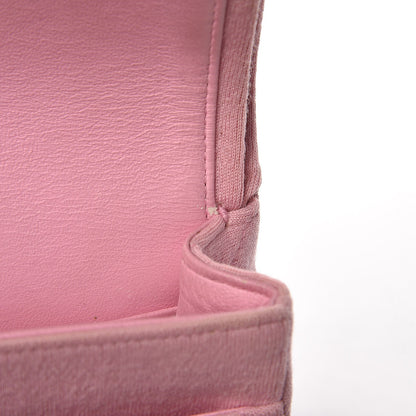 Chanel Jersey Quilted Medium Double Flap Pink 10 of 15