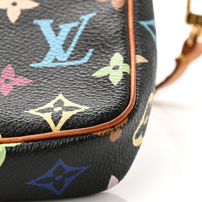 Louis Vuitton Monogram Multicolor Pochette Accessories Black 9 of 14