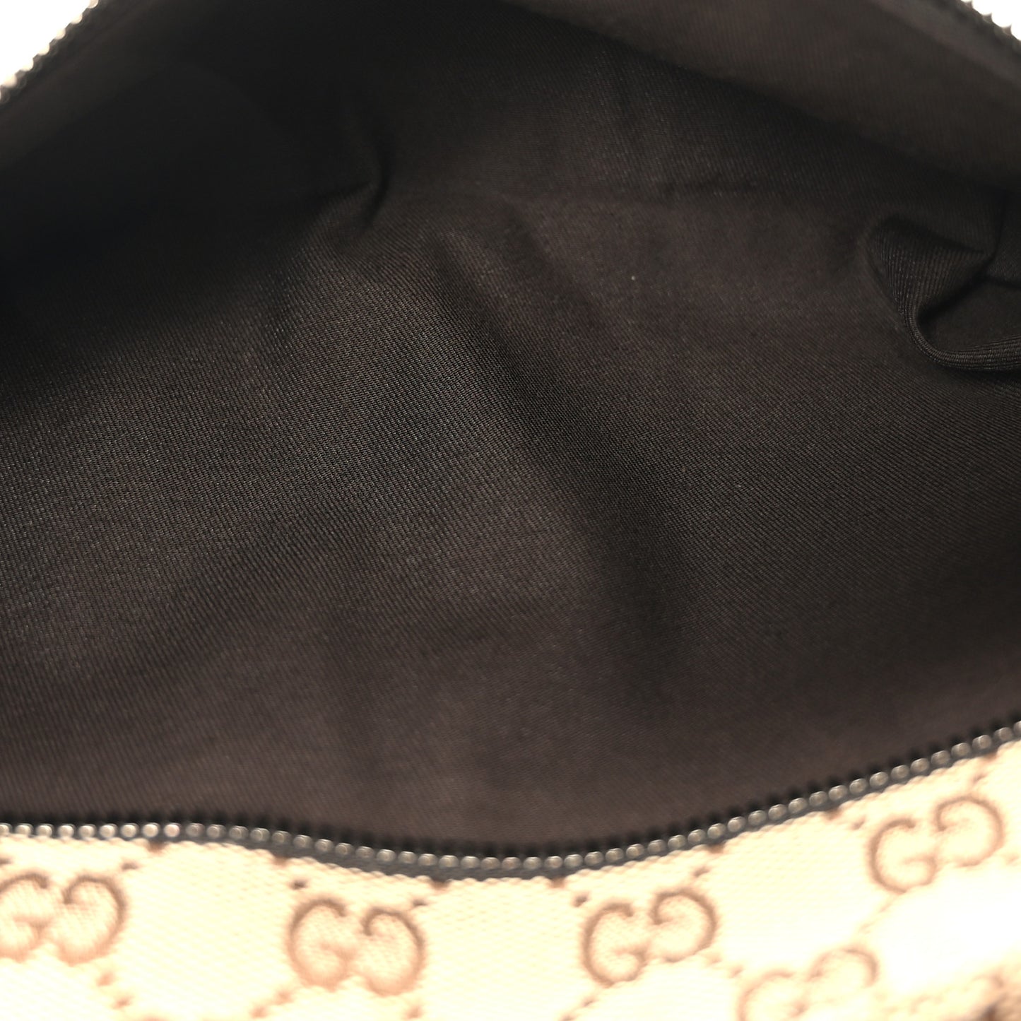 Monogram Web Belt Bag Dark Brown