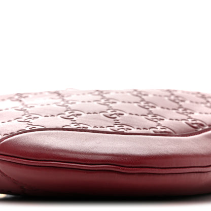 Gucci GG Calfskin Embossed B Medium Shoulder Bag Rose Ancora 9 of 10
