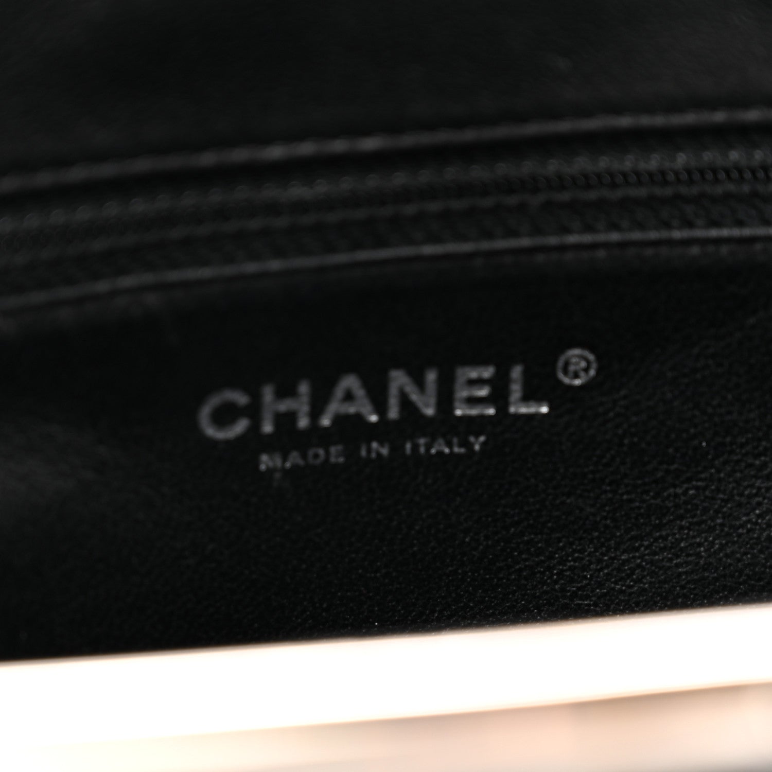 Chanel Lambskin Perforated Timeless Clutch Black 7 of 8