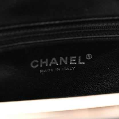 Chanel Lambskin Perforated Timeless Clutch Black 7 of 8