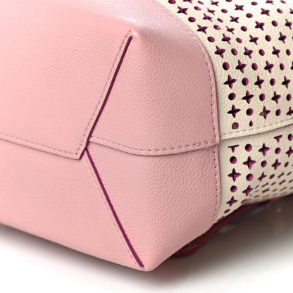 Louis Vuitton Perforated Calfskin Lockme Backpack Rose Poudre Creme 10 of 10