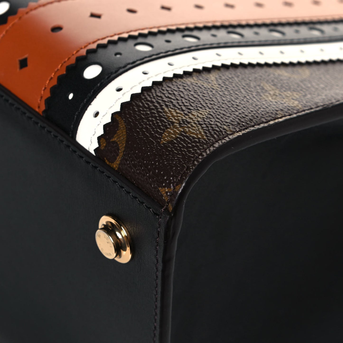 Monogram Calfskin City Steamer MM Brogue