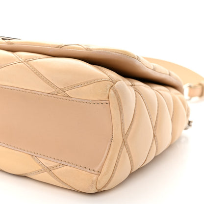 Louis Vuitton Lambskin Malletage GO-14 MM Champagne 9 of 9