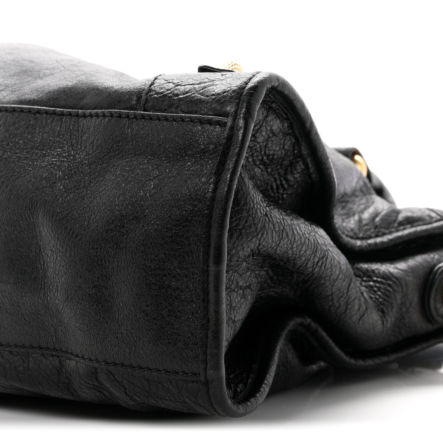 Agneau Giant 12 Gold Hardware City Black