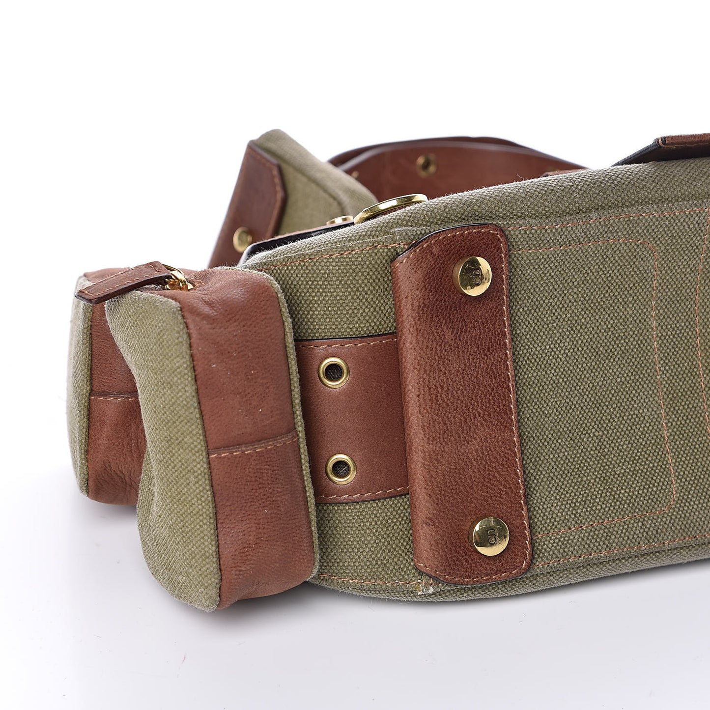 Canvas Calfskin Street Chic Columbus Ave Green