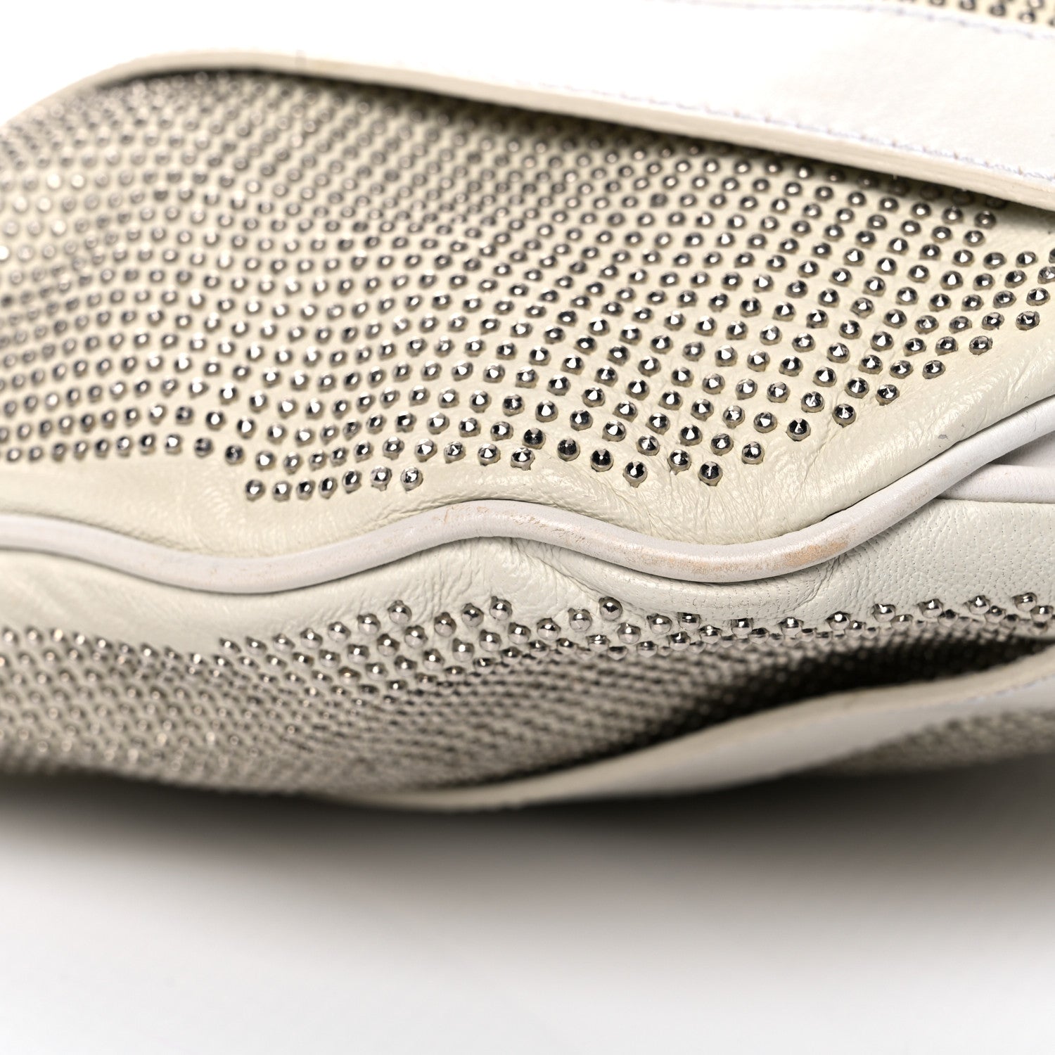 Burberry Calfskin Studded Hobo White 22 of 34