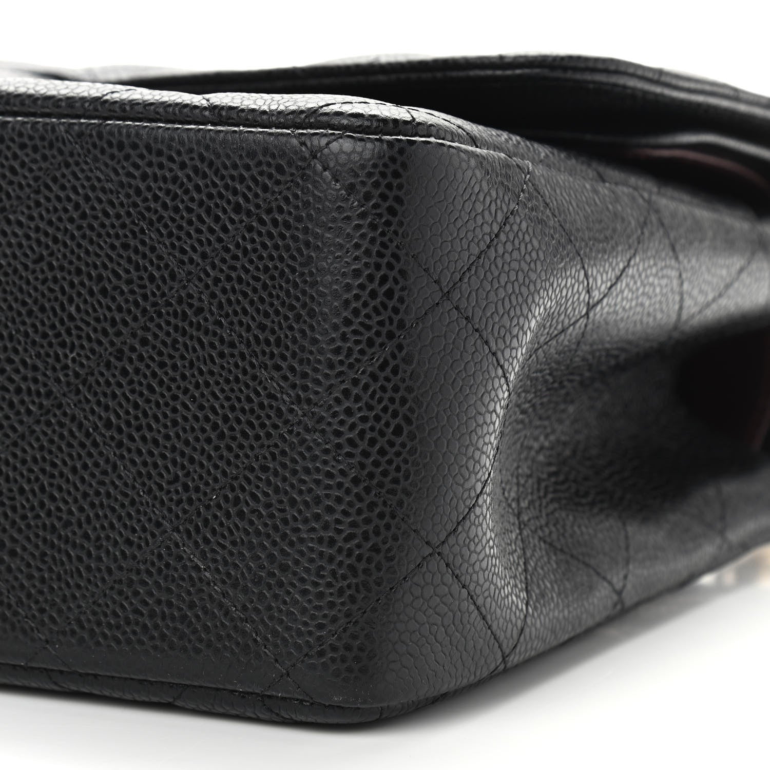Chanel Caviar Quilted Jumbo Double Flap Black 10 of 14
