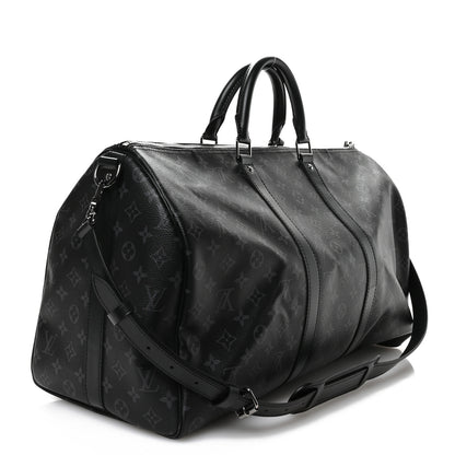 Louis Vuitton Monogram Eclipse Keepall Bandouliere 50 2 of 8