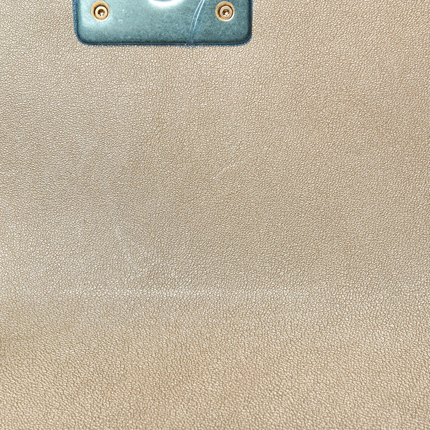 Metallic Lambskin Small Golden CC Boy Flap Dark Gold