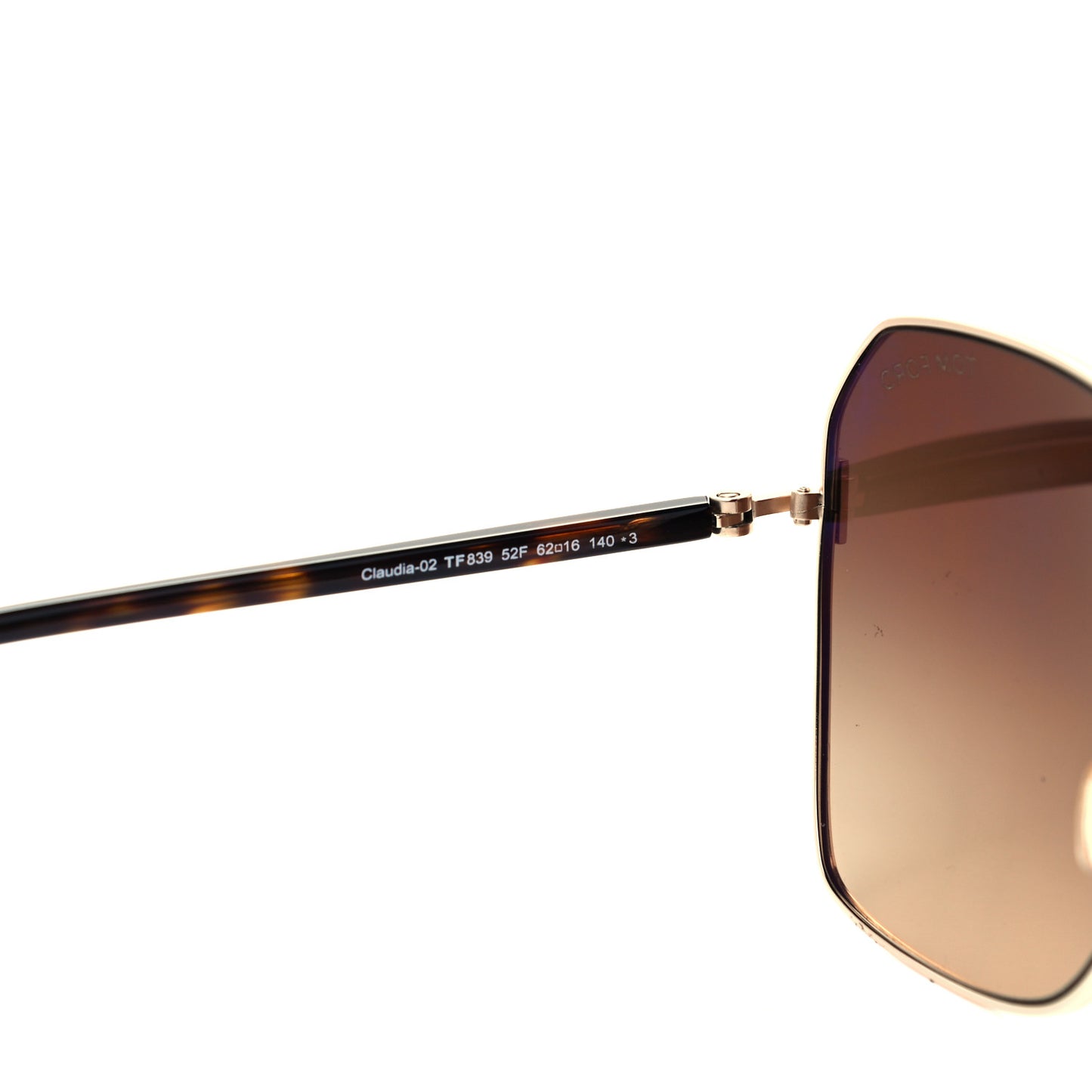 Claudia TF839 Sunglasses Brown