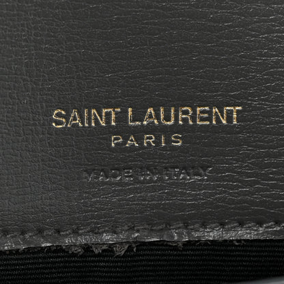 Saint Laurent Smooth Calfskin Monogram Phone Holder Crossbody Pebble 6 of 11