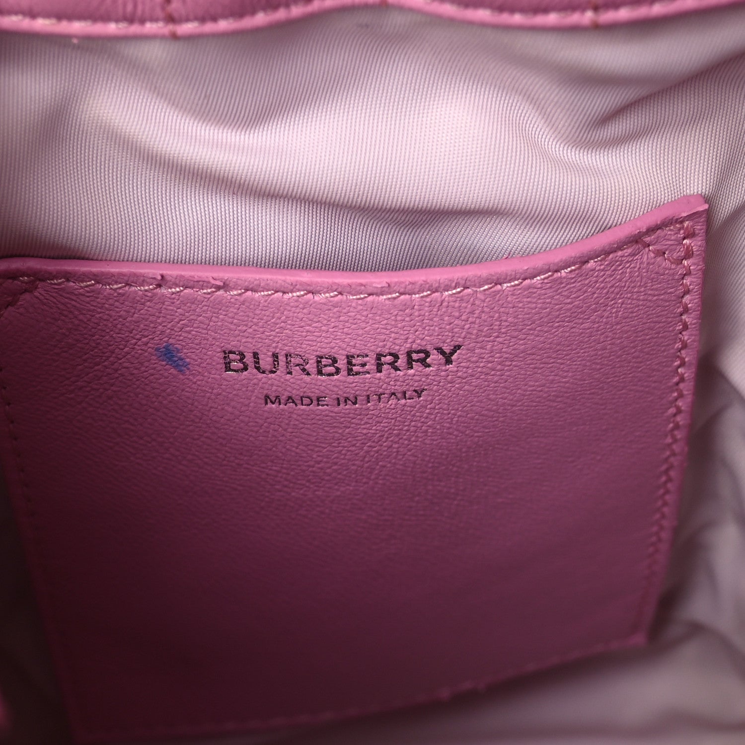 Burberry Lambskin Quilted Mini Lola Backpack Primrose Pink 6 of 12