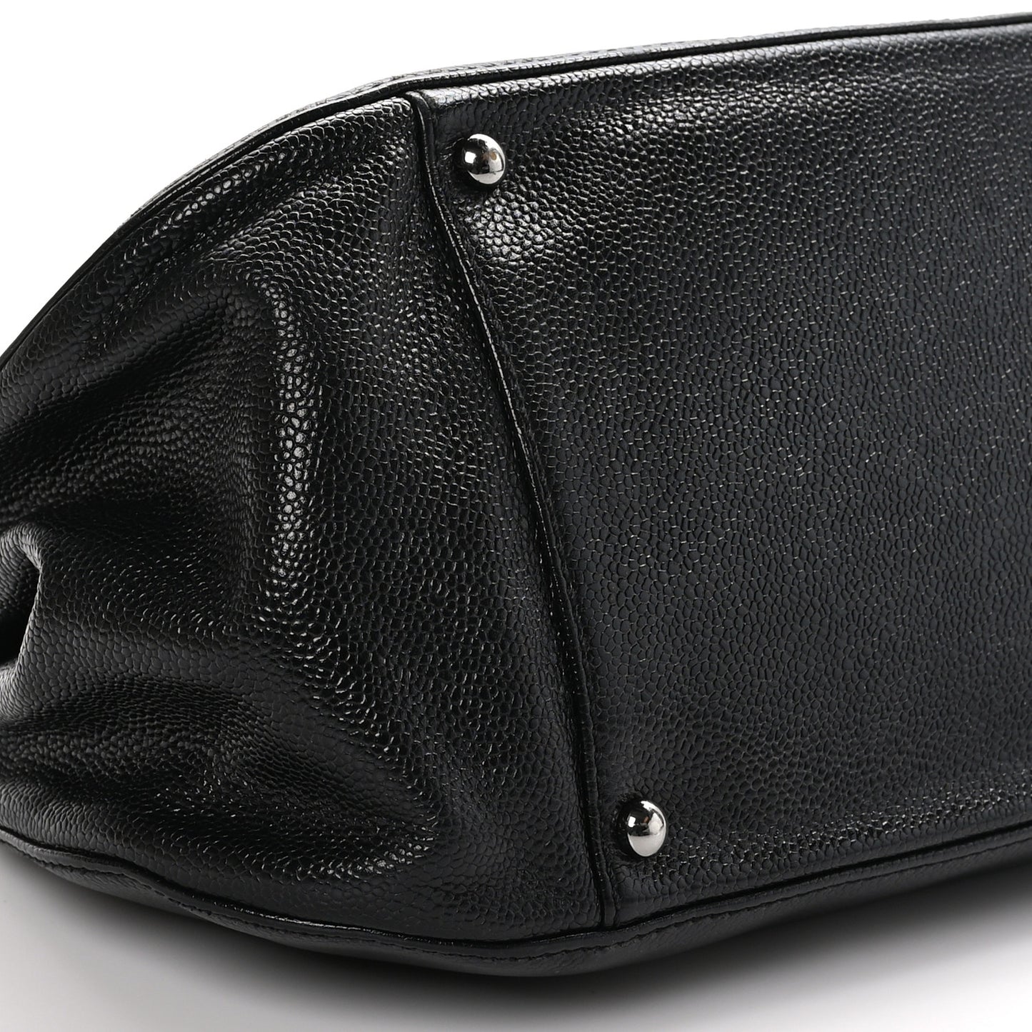 Caviar Quilted Small Mademoiselle Flap Bag Black