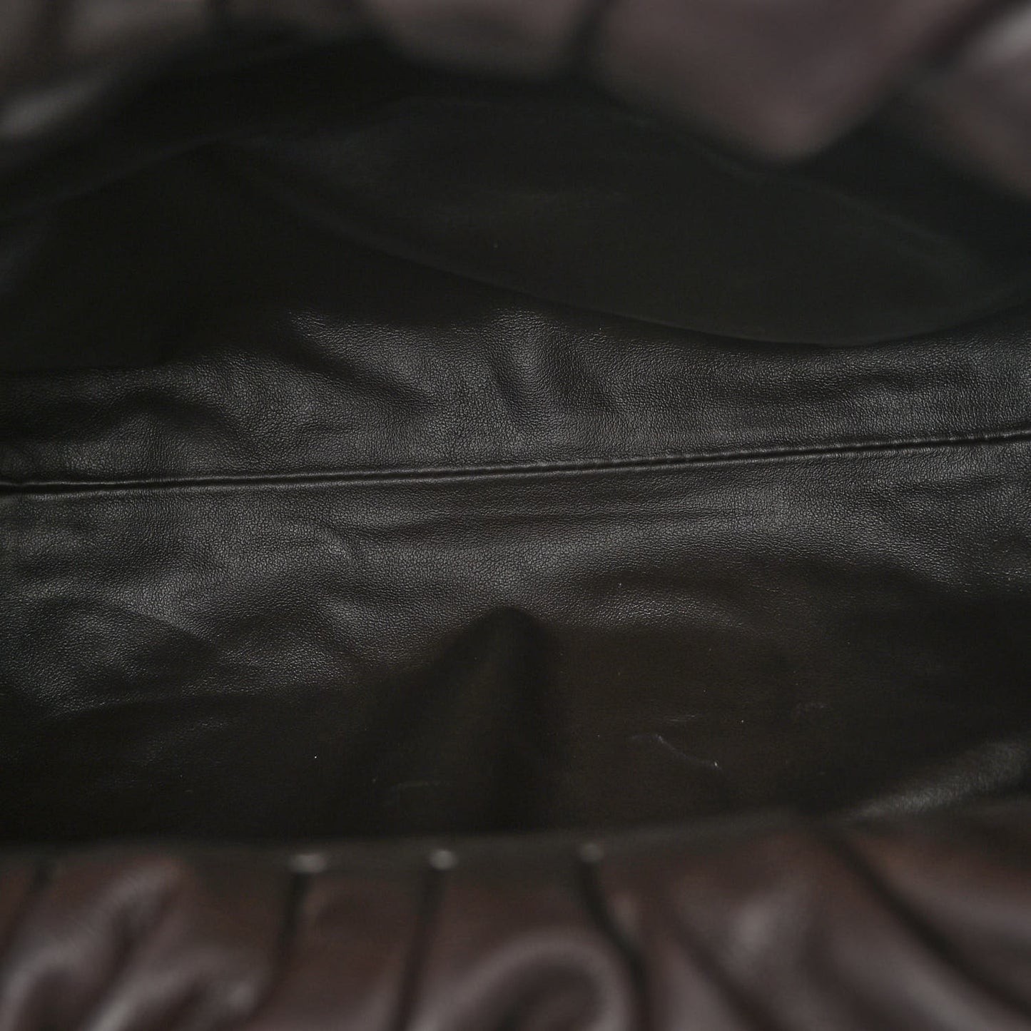 Smooth Butter Calfskin Small The Shoulder Pouch Fondente