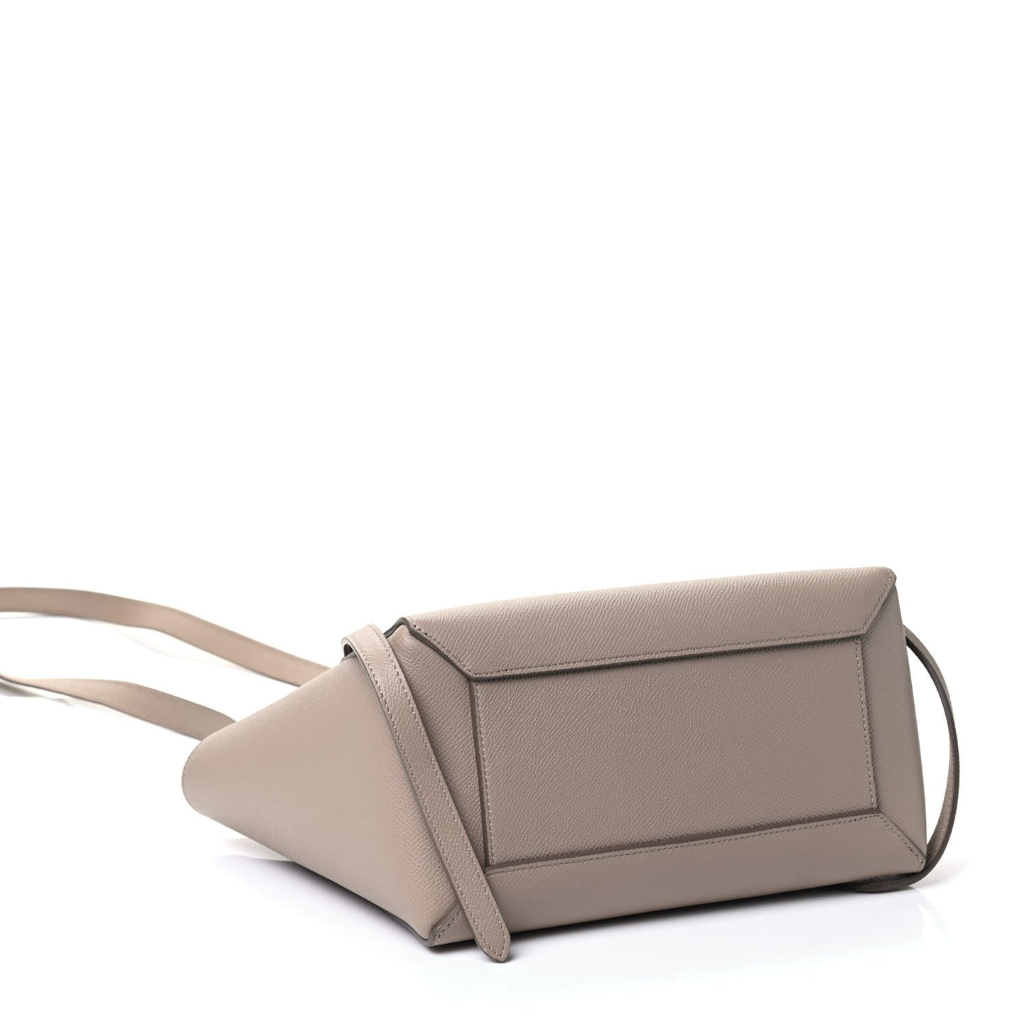 Grained Calfskin Micro Belt Bag Light Taupe