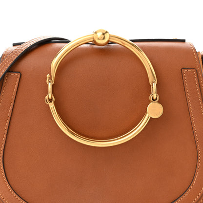 Chloe Calfskin Suede Medium Nile Bracelet Bag Caramel 8 of 10