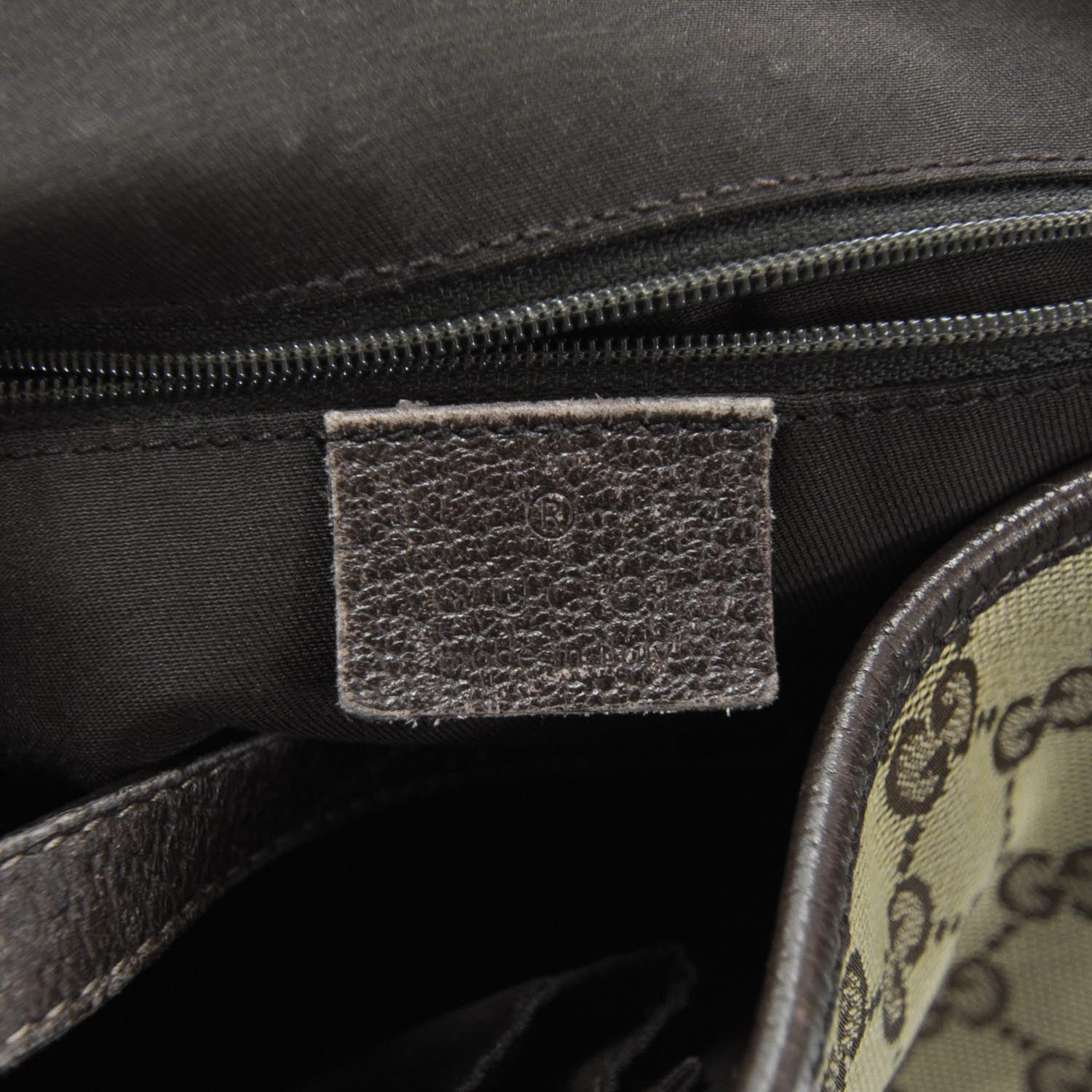 Gucci Monogram Medium Abbey Shoulder Bag Dark Brown 9 of 11