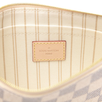 Louis Vuitton Damier Azur Neverfull MM GM Pochette 6 of 8