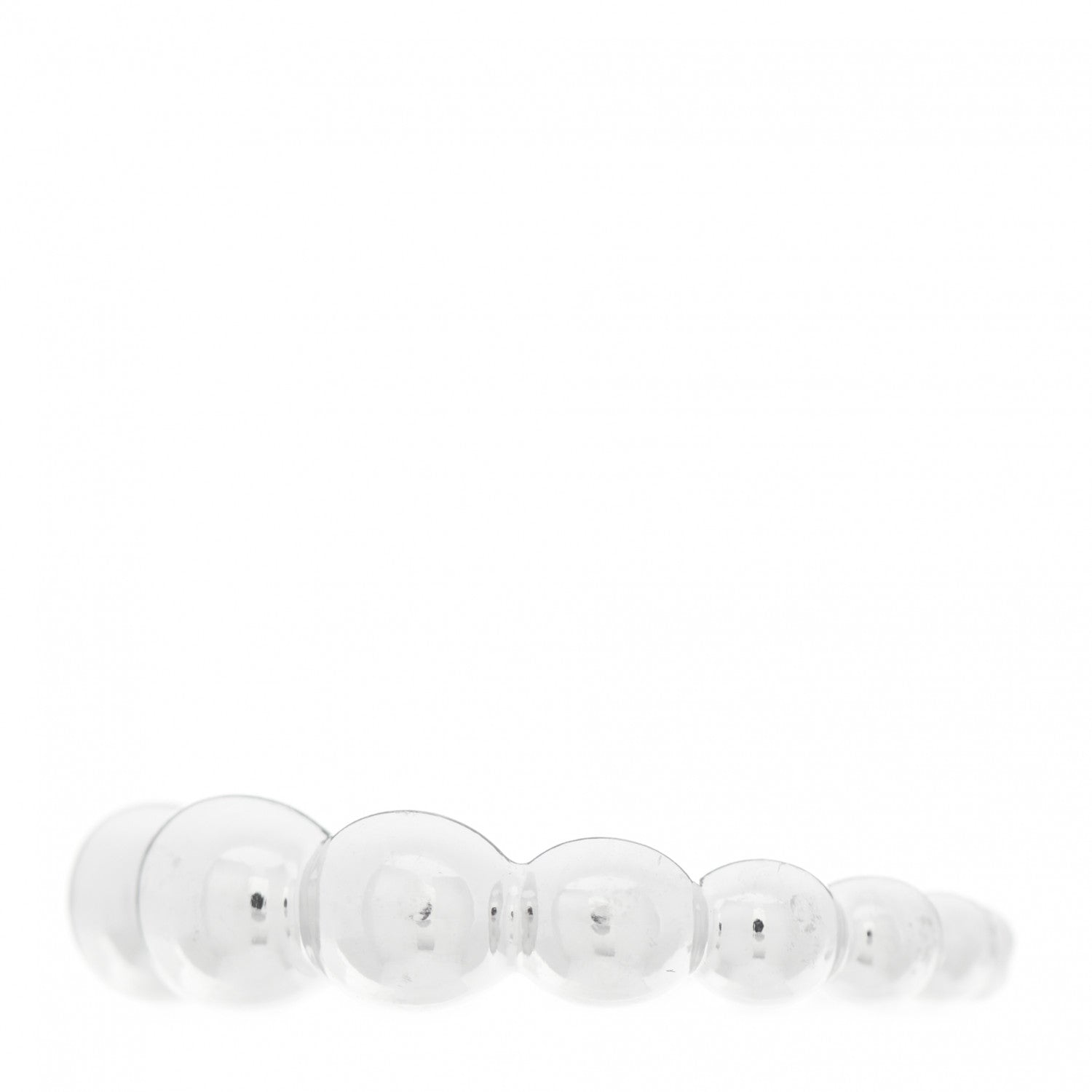 Van Cleef & Arpels 18K White Gold Perlee Pearls of Gold Variation Ring 50 5.5 4 of 6