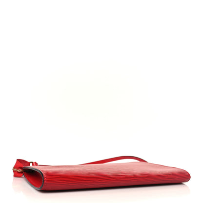 Louis Vuitton Epi Pochette Accessories 24 Castillan Red 4 of 8