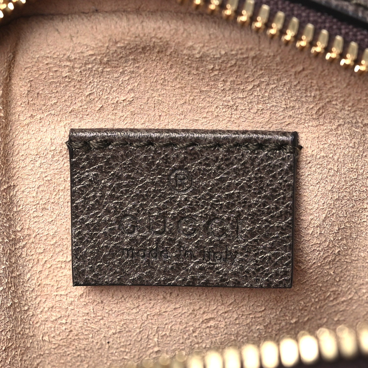 Gucci GG Supreme Monogram Web Mini Ophidia Round Shoulder Bag Brown 6 of 9