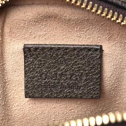 Gucci GG Supreme Monogram Web Mini Ophidia Round Shoulder Bag Brown 6 of 9