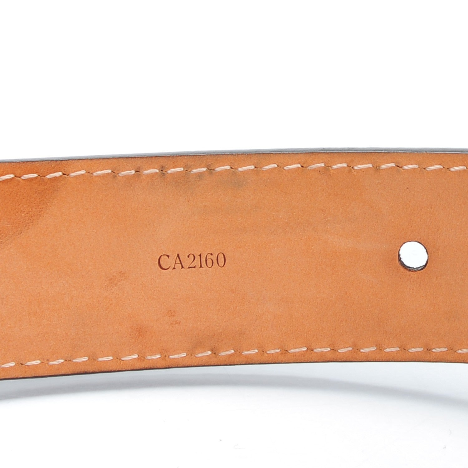 Louis Vuitton Monogram LV Frame Belt 95 38 5 of 11