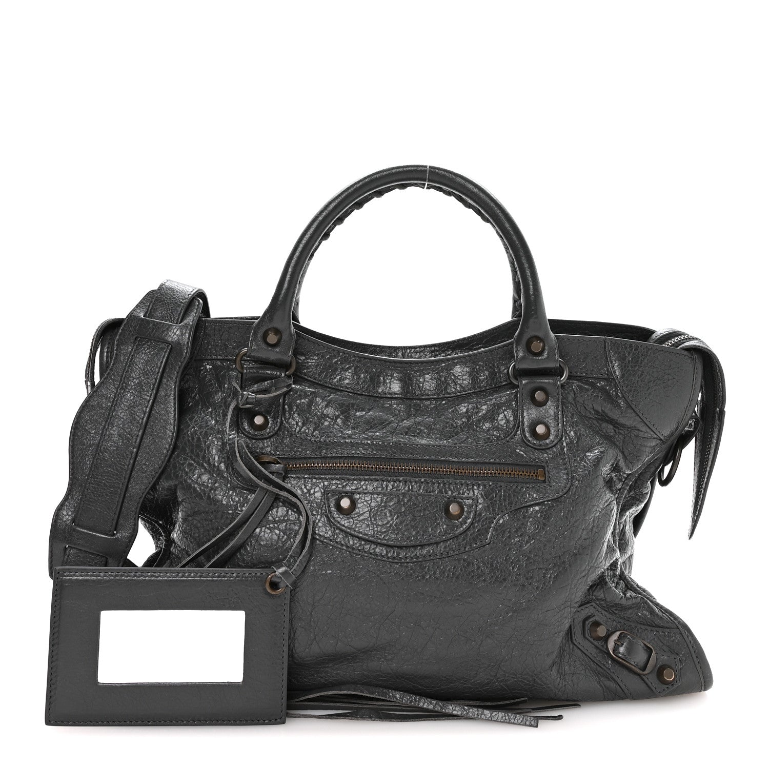 Balenciaga Agneau Classic Hardware City Gris Fossile 3 of 12