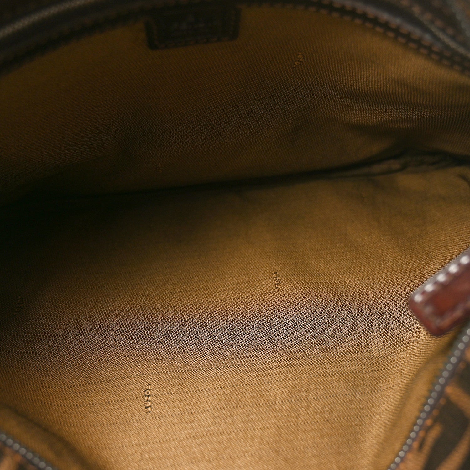 Fendi Zucca Shoulder Bag Tobacco 5 of 10