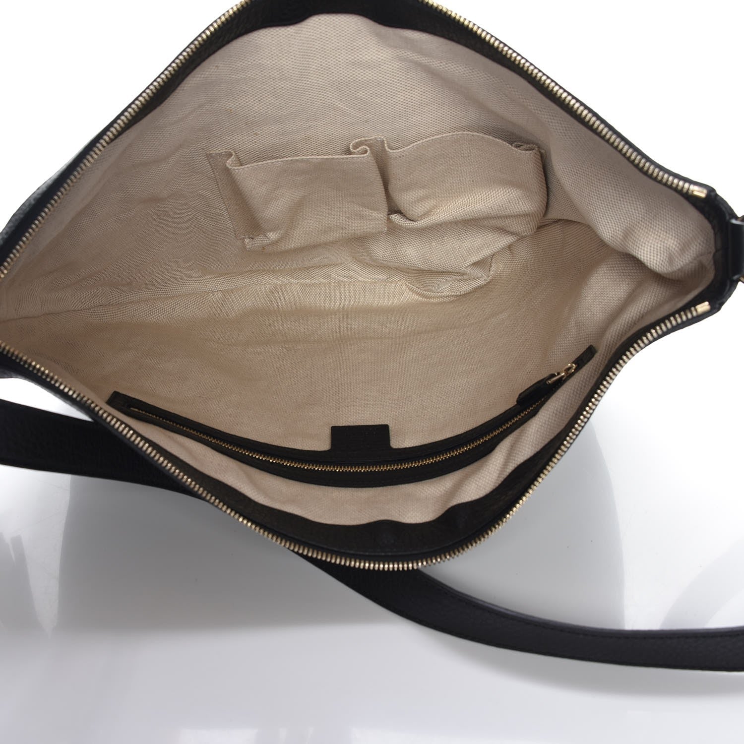 Gucci Pebbled Calfskin Medium Soho Hobo Black 5 of 7