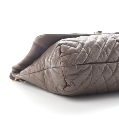 Lanvin Calfskin Quilted Medium Happy Shoulder Bag Brown Olive 7 of 9