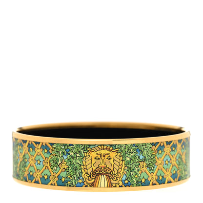 Hermes Enamel Printed Wide Bracelet 70 1 of 5