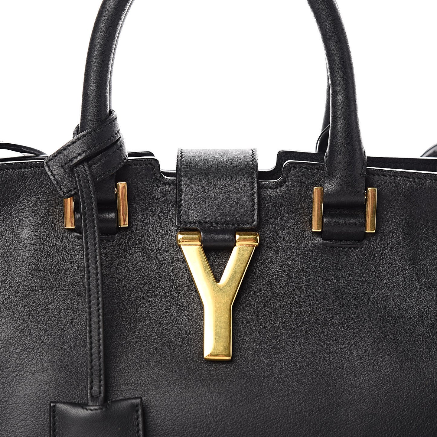 Calfskin Small Classic Y Cabas Black