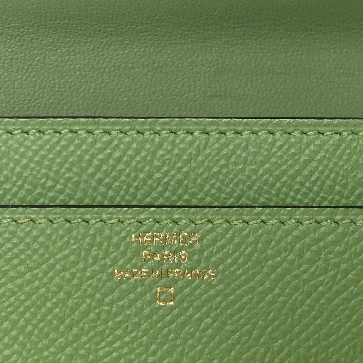 Hermes Epsom Alligator Lizard Constance Wallet To Go Vert Criquet Cactus Beige Sable Ombre 6 of 11