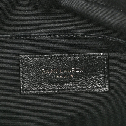 Saint Laurent Calfskin Matelasse Monogram Lou Camera Bag Granite 6 of 11
