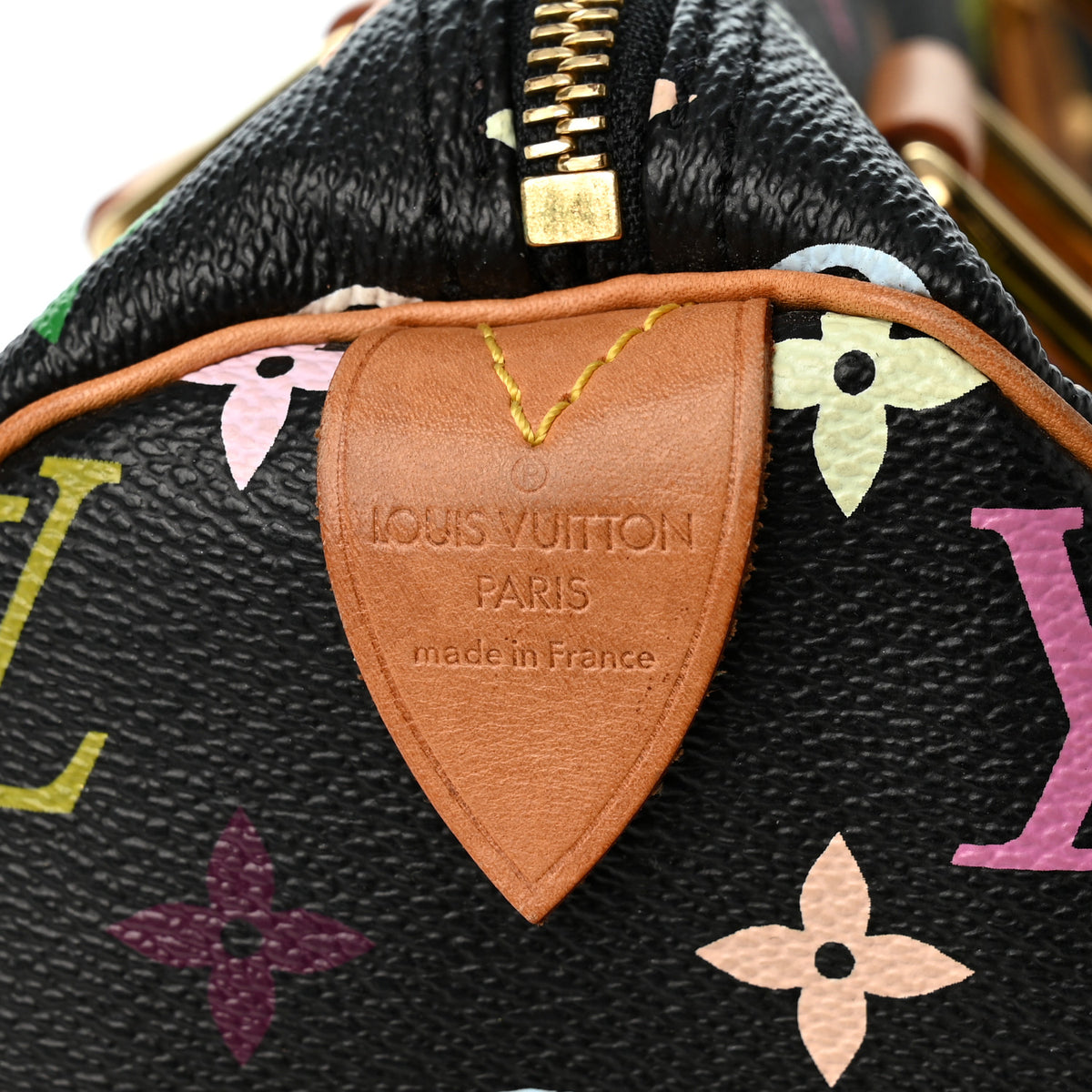Louis Vuitton Monogram Multicolor Speedy 30 Black 6 of 9