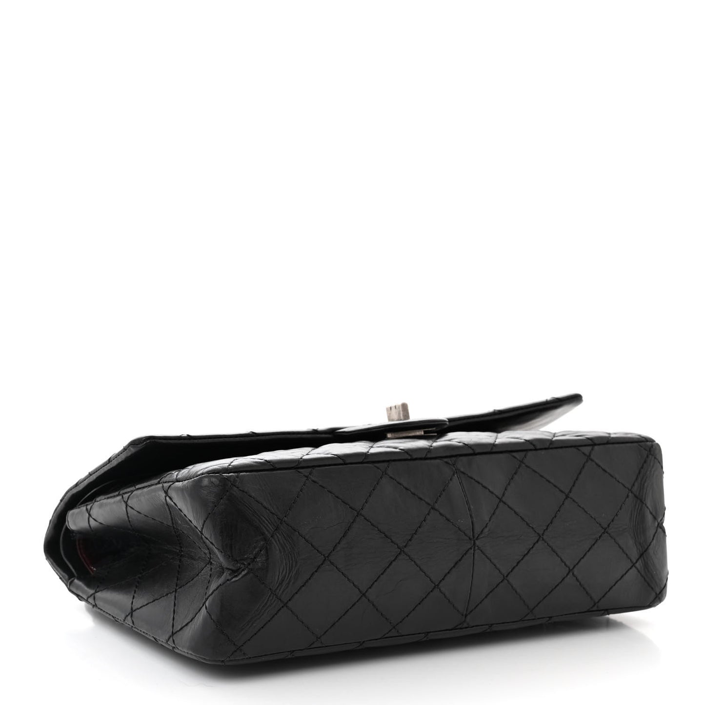 Aged Calfskin Quilted 2.55 Reissue 226 Black