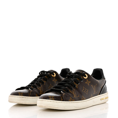 Louis Vuitton Patent Monogram Frontrow Sneakers 35.5 3 of 12