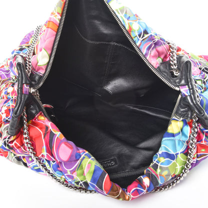 Chanel Satin Quilted Large Kaleidoscope Tote Multicolor 5 of 7