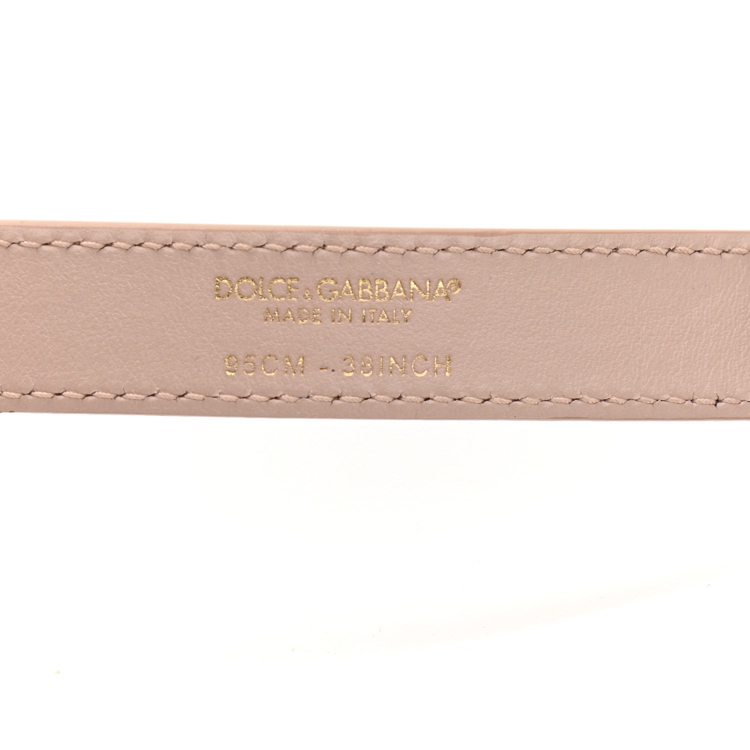 Dolce & Gabbana Agnello Vitello Devotion Belt Bag 95 38 Rosa Laminato 7 of 15