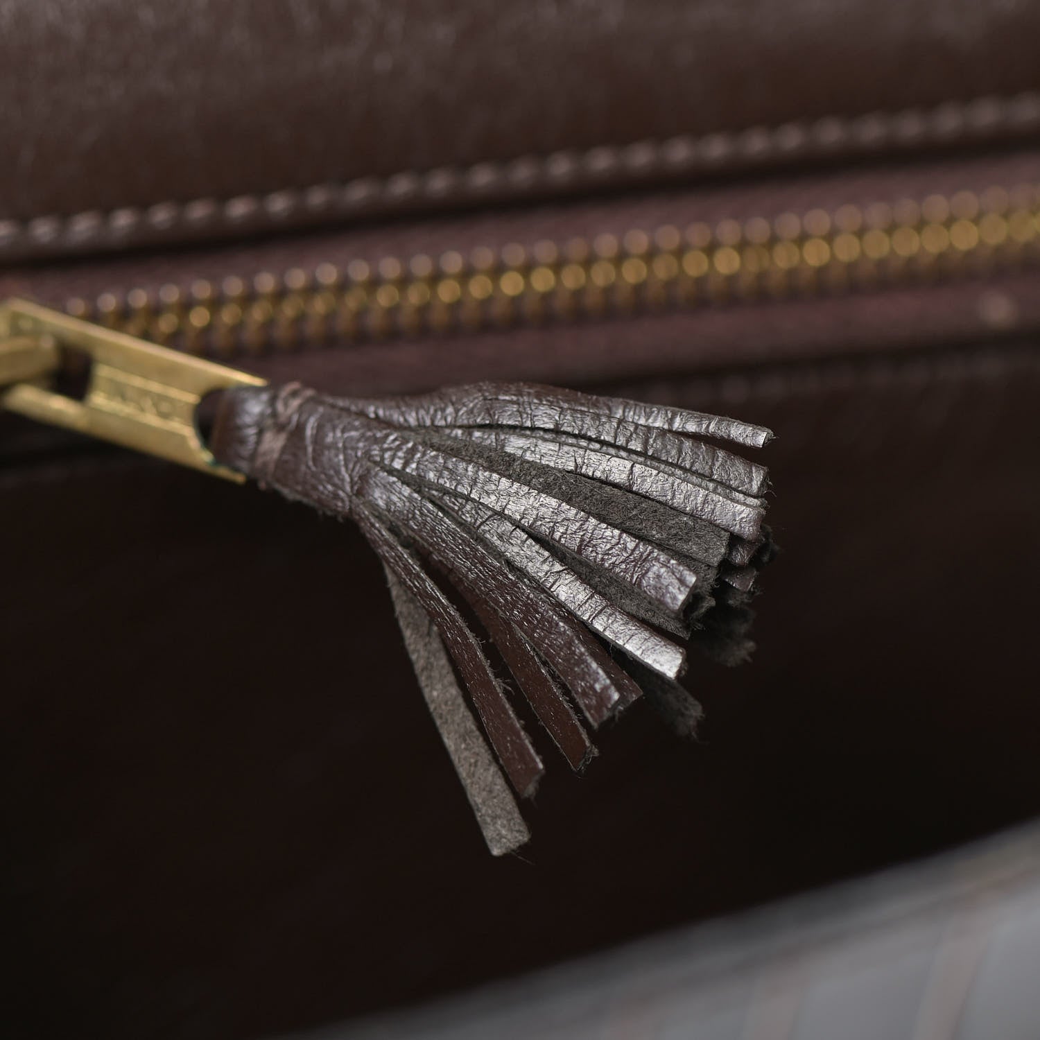 Hermes Shiny Porosus Crocodile Constance 23 Chocolate 20 of 31
