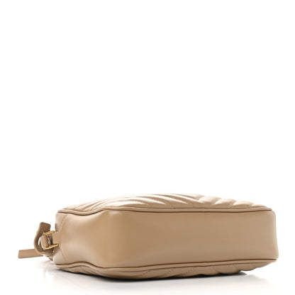 Saint Laurent Calfskin Matelasse Monogram Lou Camera Bag Dark Latte 4 of 9